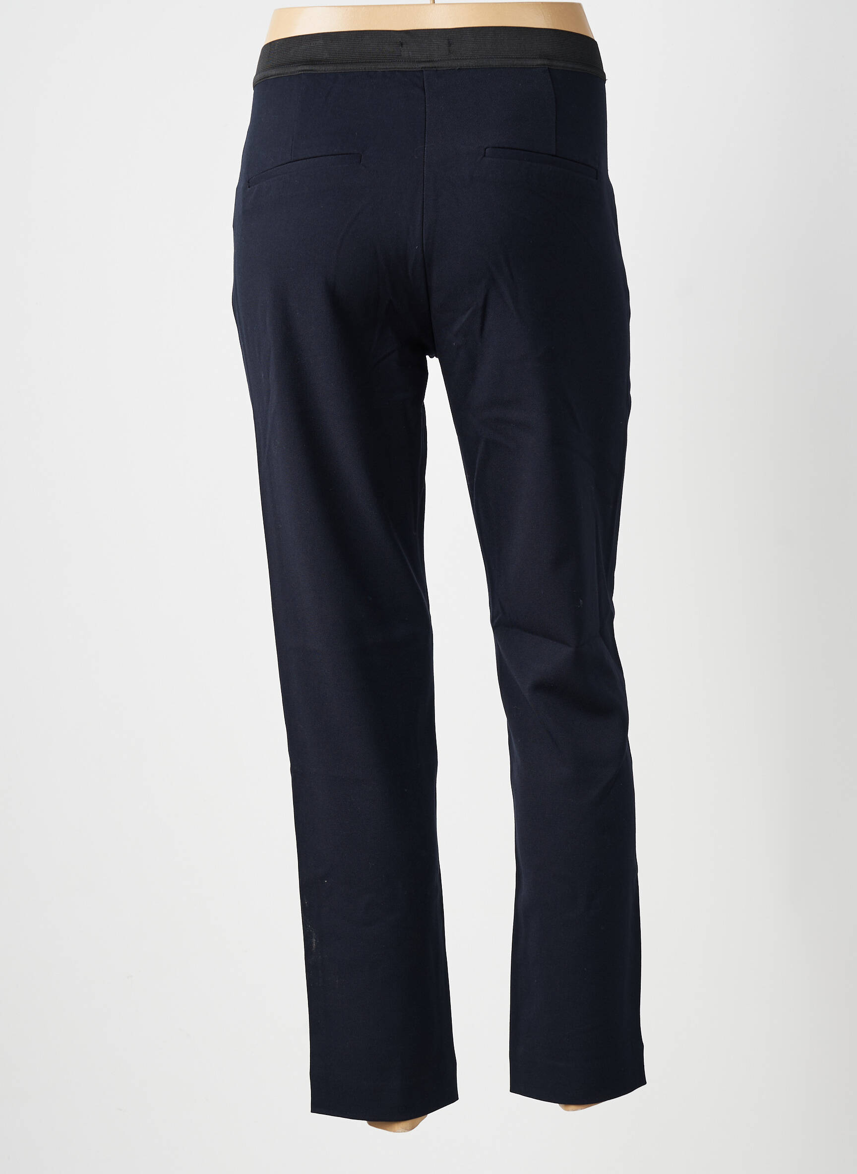 Pantalon chino tissage popeline taille normale bleu TIFFOSI femme