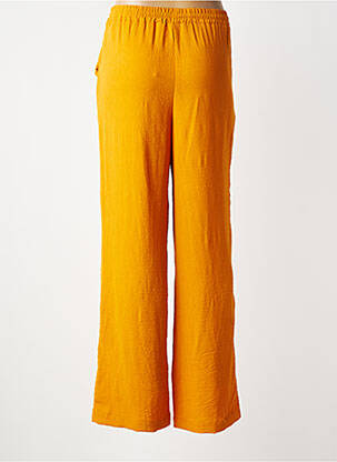 Pantalon large tissage crêpe taille normale orange TIFFOSI femme