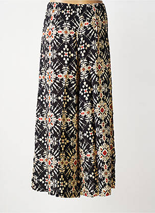 Pantalon large tissage popeline taille normale noir G!OZE femme