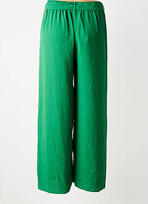 Pantalon large coupe fluide taille normale vert PM MERE & FILLE femme