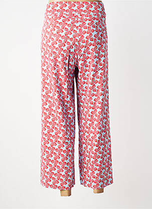 Pantalon 7/8 stretch taille normale rouge ZILCH femme