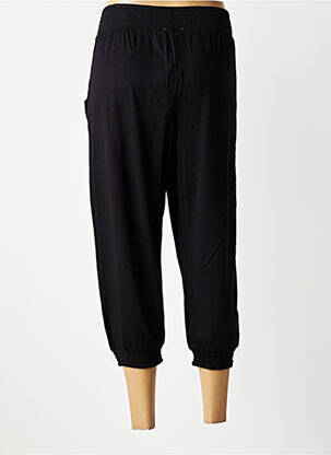 Pantacourt stretch taille normale noir ZHENZI femme