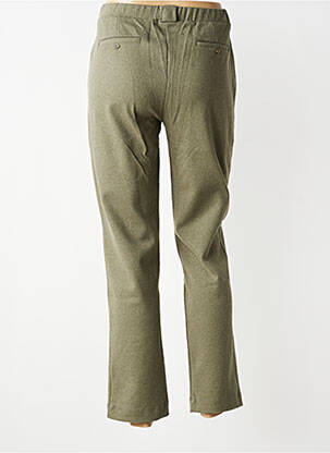 Pantalon chino taille normale taille normale vert YERSE femme