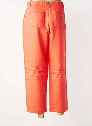 Pantalon droit taille normale taille normale orange JULIE GUERLANDE femme