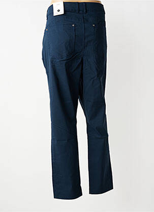 Pantalon droit stretch taille normale bleu ZHENZI femme