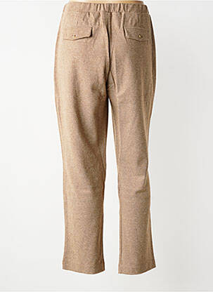 Pantalon droit stretch taille normale beige YERSE femme