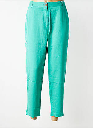 Pantalon slim taille élastique taille normale bleu C'EST BEAU LA VIE femme