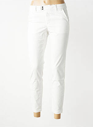 Pantalon slim stretch taille normale blanc LPB LES PETITES BOMBES  femme