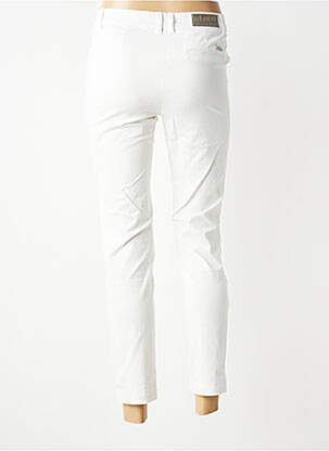 Pantalon slim stretch taille normale blanc LPB LES PETITES BOMBES  femme