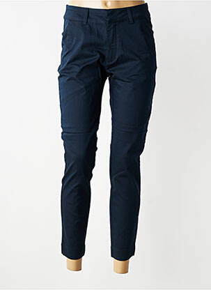 Pantalon slim stretch taille normale bleu KAFFE femme