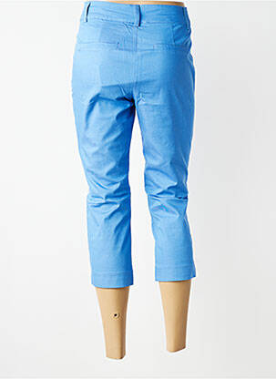 Pantacourt stretch taille normale bleu KAFFE femme