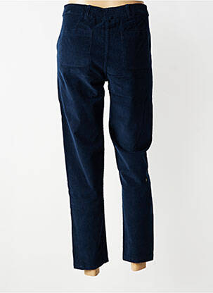 Pantalon slim taille élastique taille normale bleu LILY & ME femme