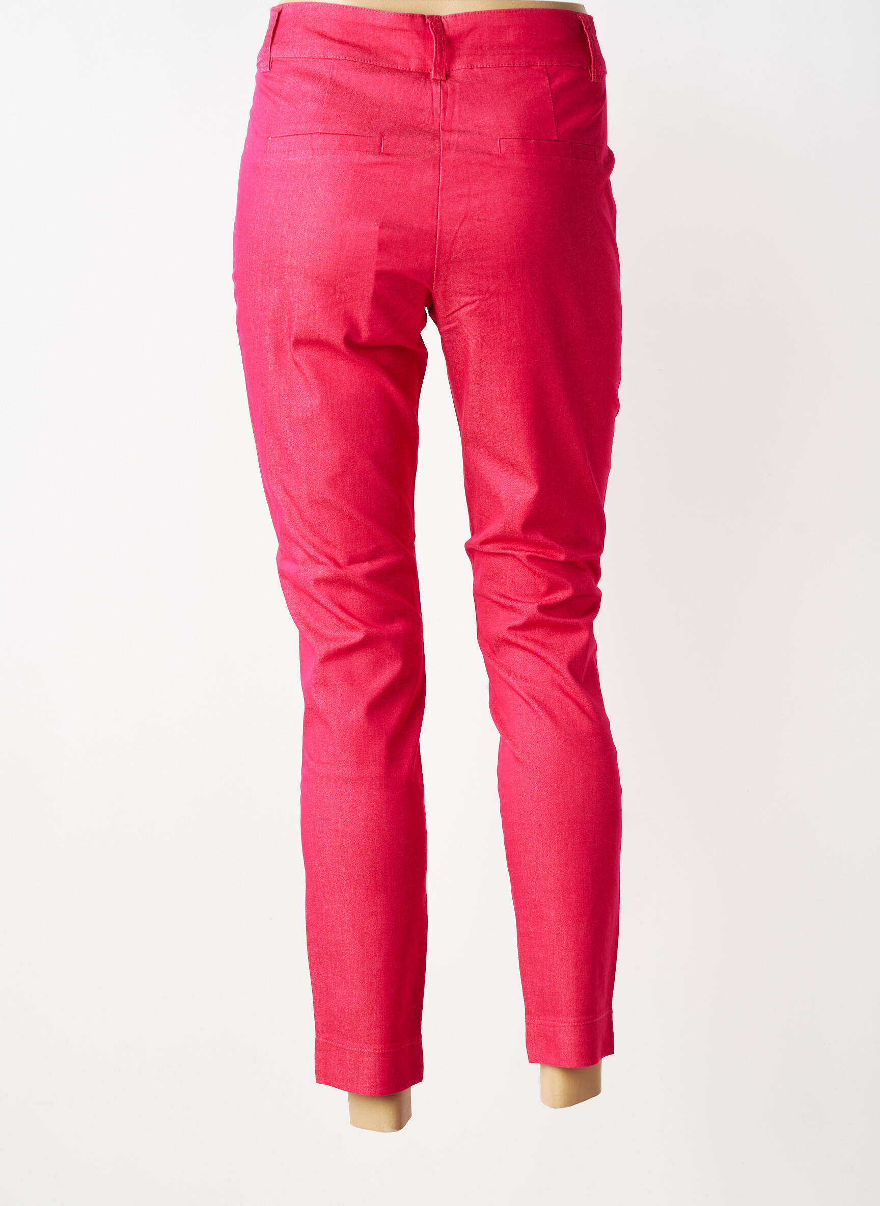 Pantalon slim stretch taille normale rose KAFFE femme