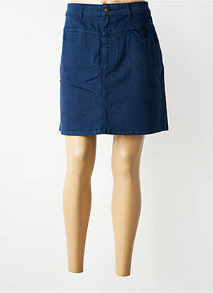 Jupe courte taille normale bleu BLUTSGESCHWISTER femme