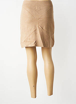 Jupe courte taille haute marron LILI SIDONIO femme