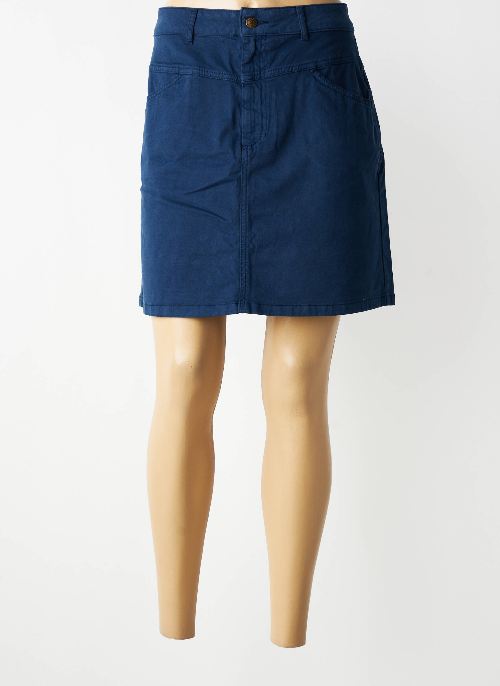 Jupe courte taille normale bleu BLUTSGESCHWISTER femme