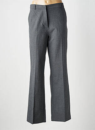 Pantalon droit stretch taille normale gris MORGAN femme