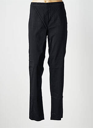Pantalon droit stretch taille normale noir ZHENZI femme