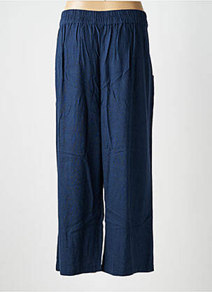 Pantalon large poches taille normale bleu LILY & ME femme
