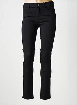 Jeans coupe slim stretch taille normale noir C'EST BEAU LA VIE femme