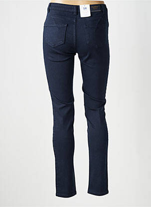 Pantalon slim stretch taille normale bleu fonce C'EST BEAU LA VIE femme
