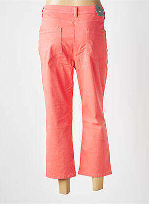 Pantacourt coupe droite taille normale orange JULIE GUERLANDE femme
