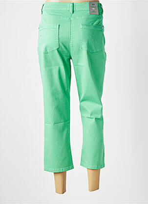 Pantacourt coupe droite taille normale vert JULIE GUERLANDE femme