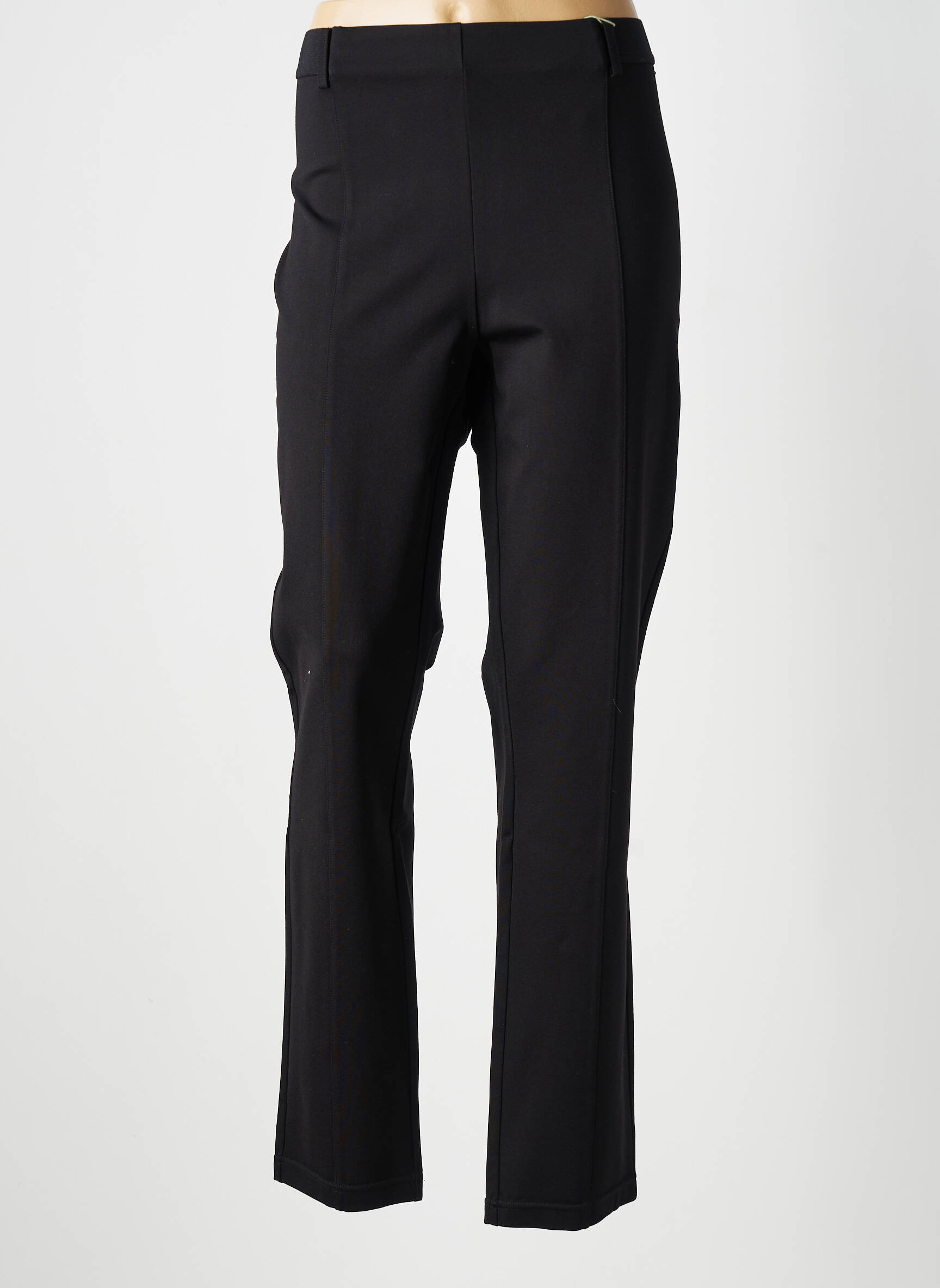 Pantalon droit stretch taille normale noir DIANE LAURY femme