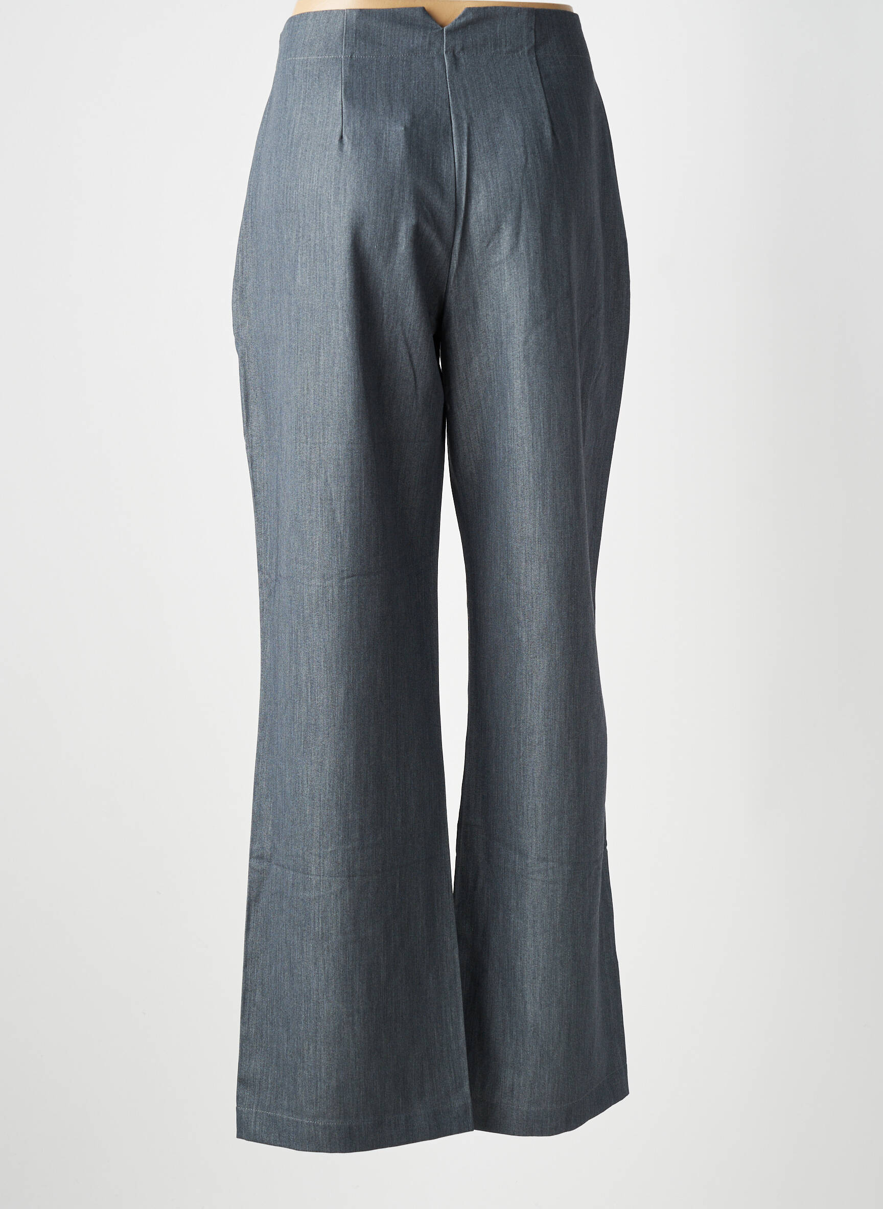 Pantalon droit stretch taille normale gris TIFFOSI femme