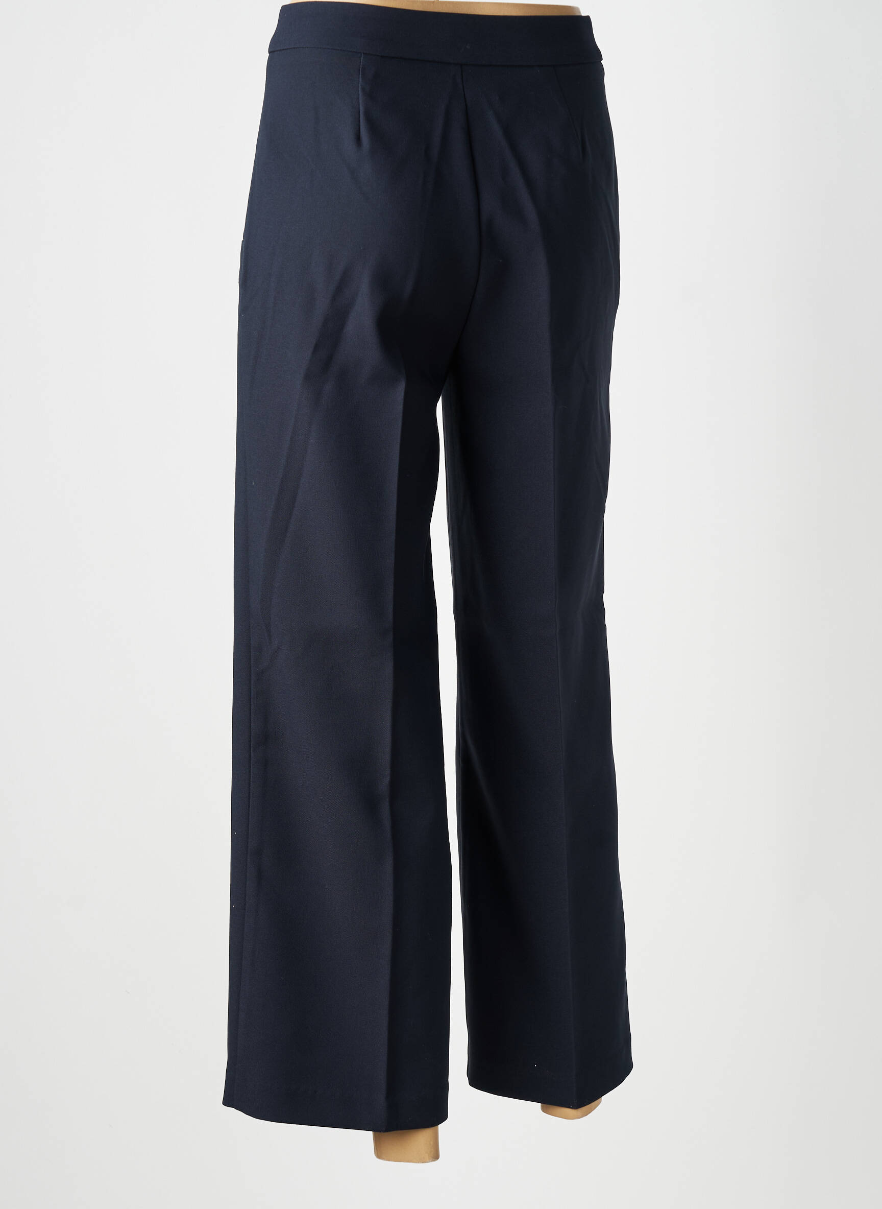 Pantalon 7/8 stretch taille normale bleu C'EST BEAU LA VIE femme