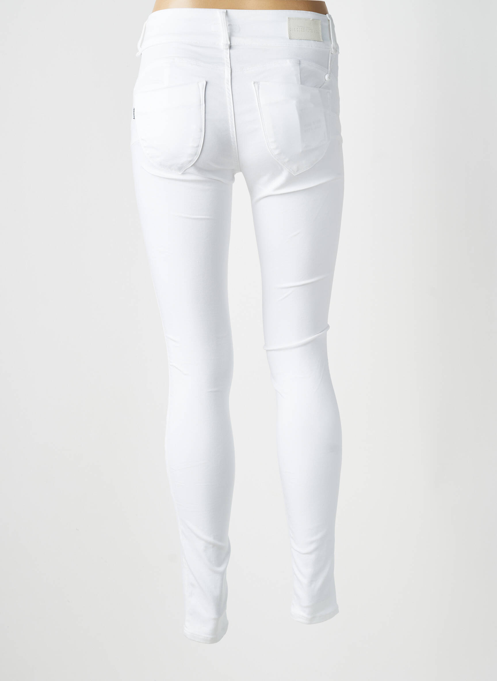 Pantalon slim tissage popeline taille normale blanc ONE SIZE FILTS ALL femme