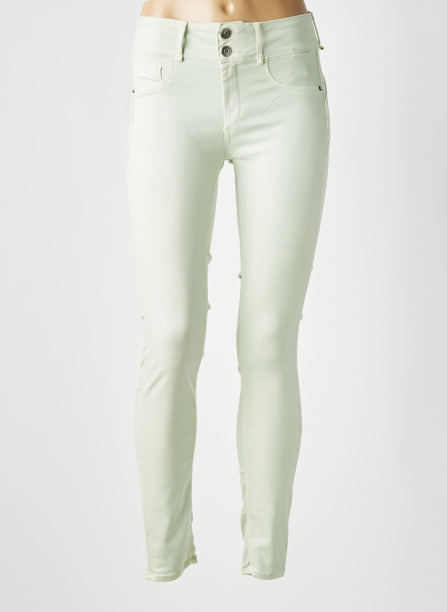 Pantalon slim stretch taille normale vert ONE SIZE FILTS ALL femme