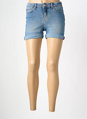 Short tissage denim taille normale bleu TIFFOSI femme