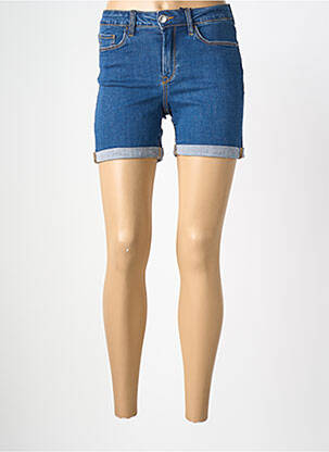 Short tissage denim taille normale bleu fonce TIFFOSI femme
