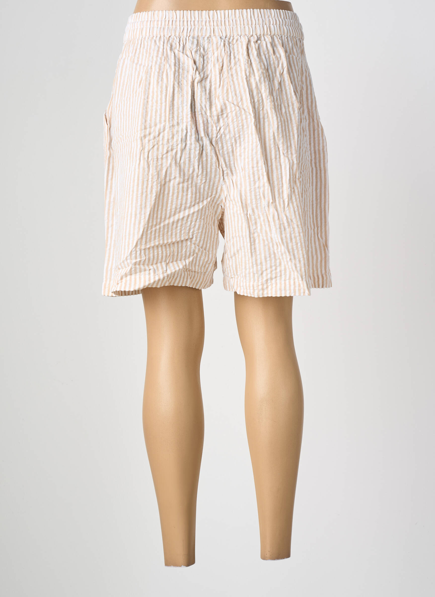 Short taille normale taille normale beige PIECES femme
