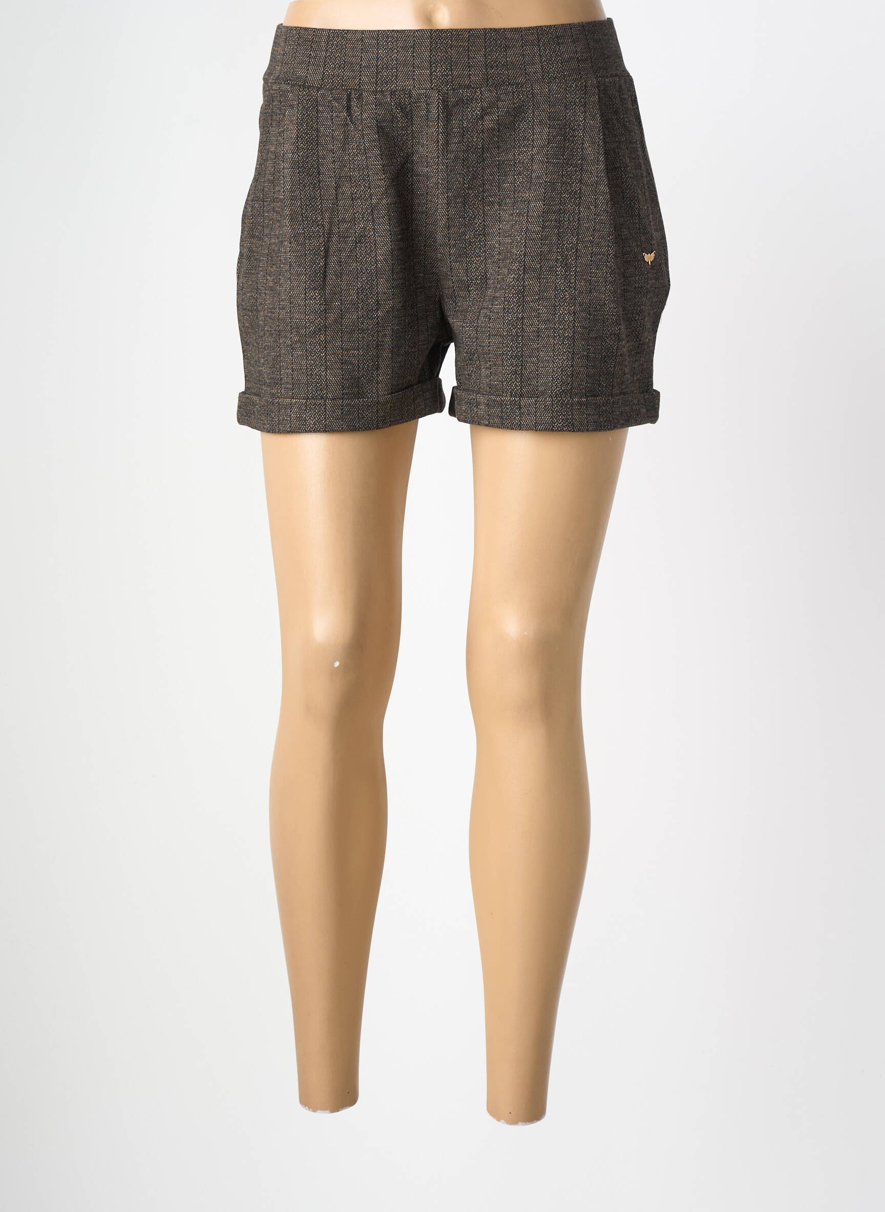 Short taille normale taille normale marron LPB LES PETITES BOMBES  femme