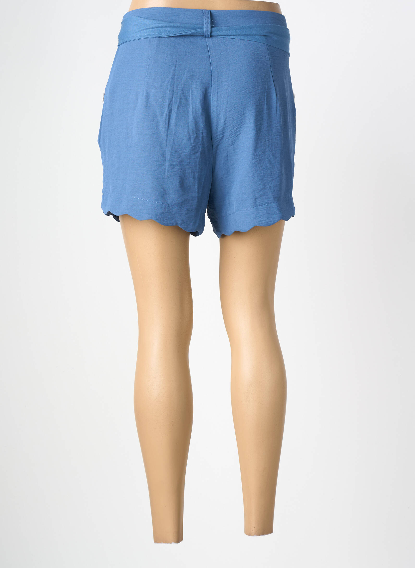 Short taille à pinces taille normale bleu MOLLY BRACKEN femme