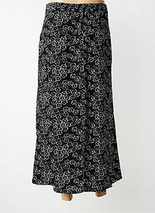 Jupe longue imprimé fantaisie noir ZILCH femme