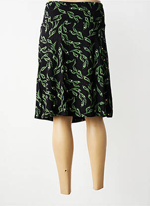 Jupe mi-longue stretch noir ZILCH femme