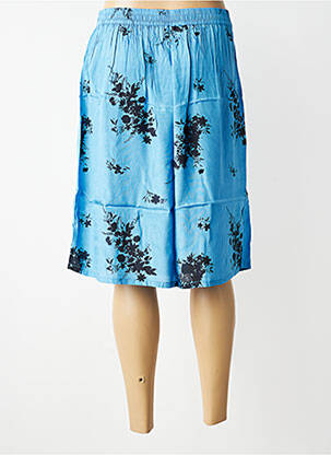 Jupe mi-longue taille normale bleu KAFFE femme