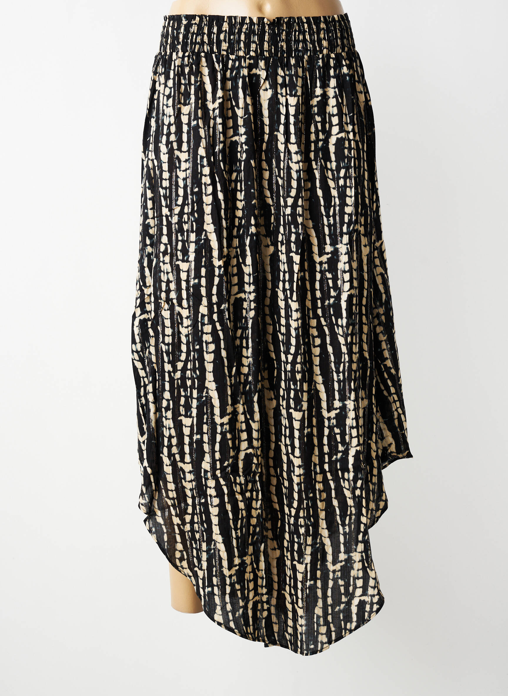 Jupe mi-longue taille normale noir LPB LES PETITES BOMBES  femme