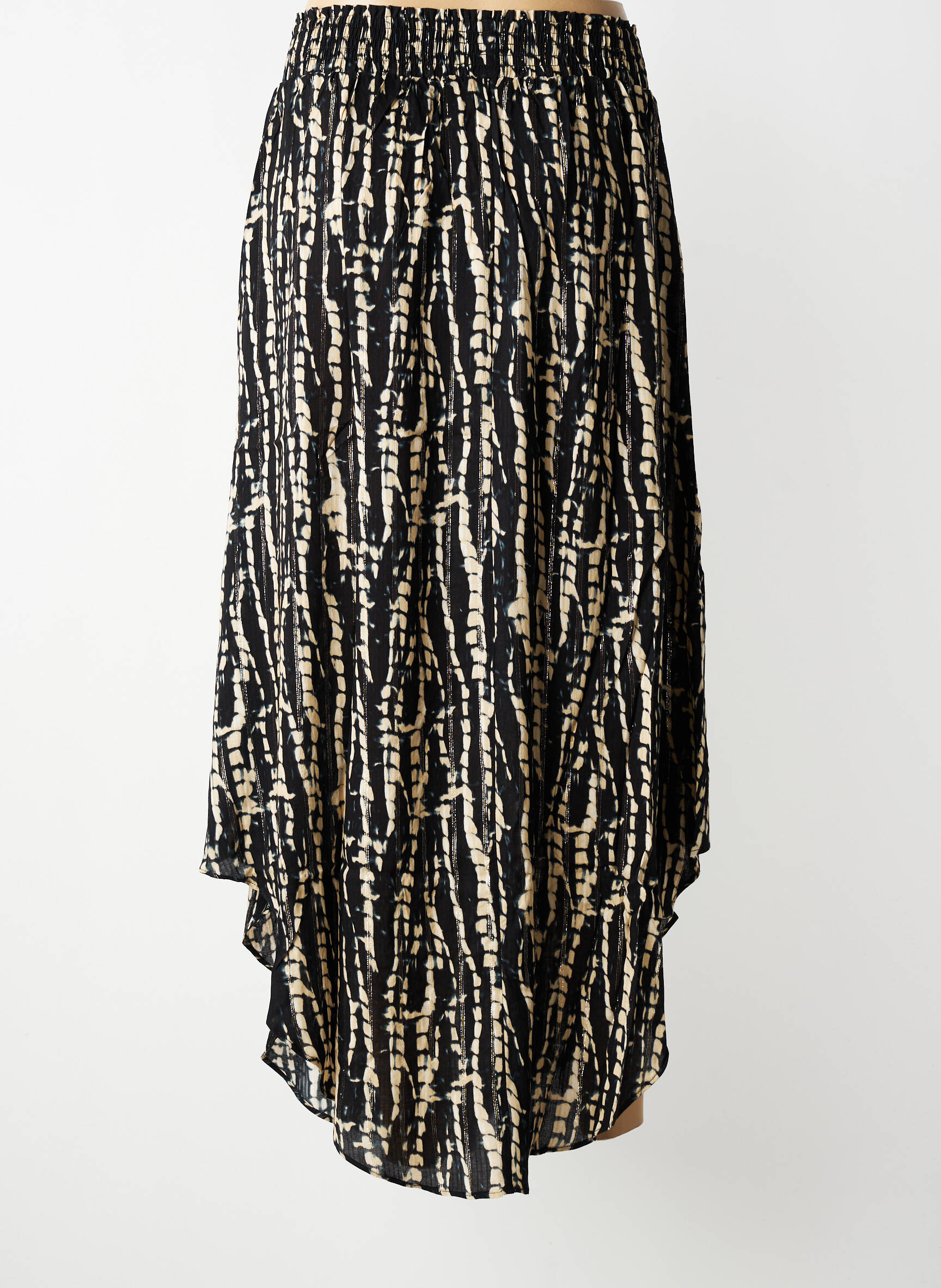 Jupe mi-longue taille normale noir LPB LES PETITES BOMBES  femme