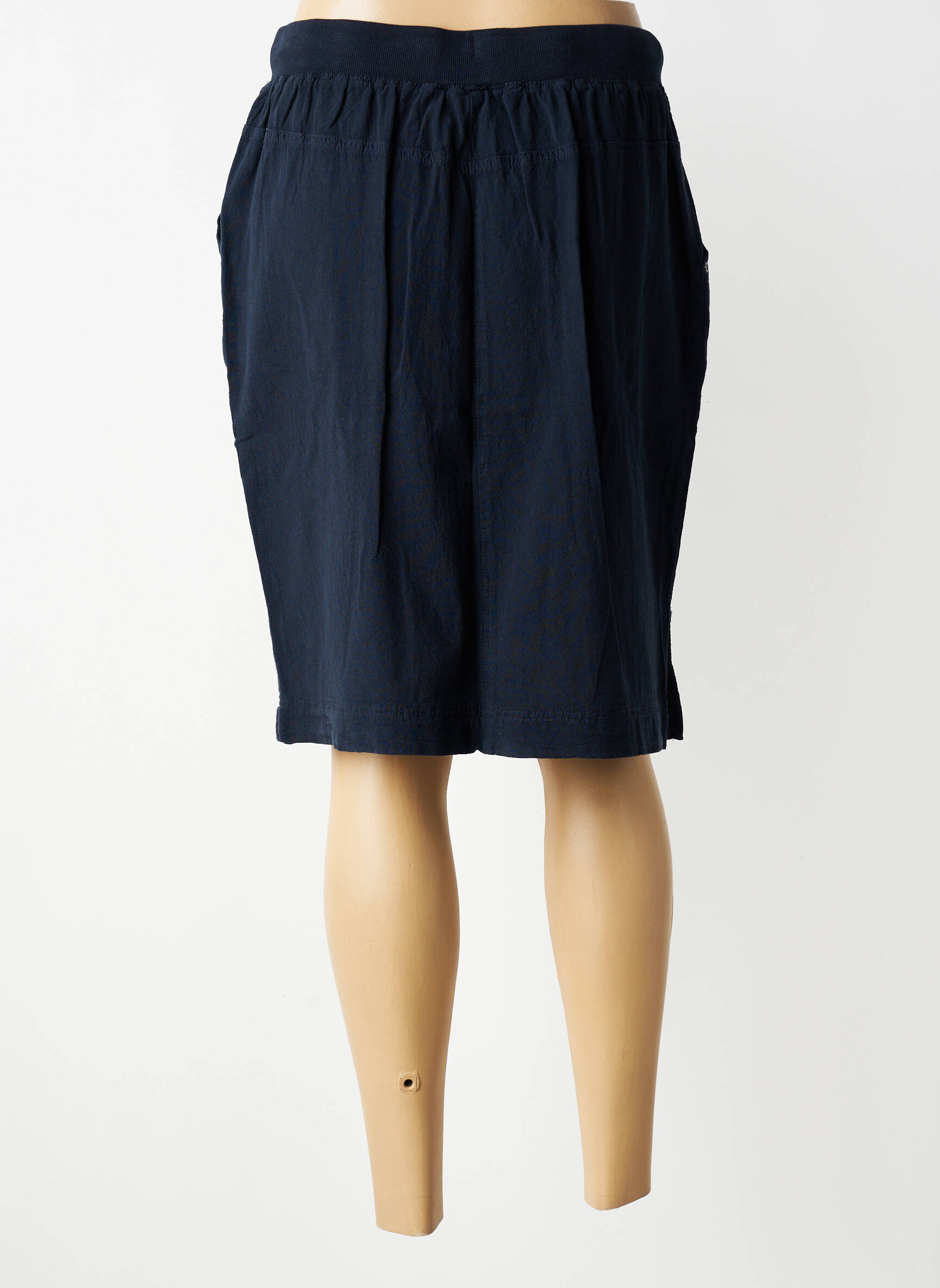 Jupe mi-longue taille normale bleu KAFFE femme