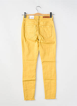 Jeans coupe slim stretch taille normale jaune ONLY femme
