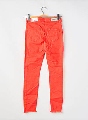 Jeans skinny taille normale taille normale orange ONLY femme