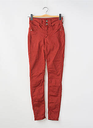 Pantalon slim tissage popeline taille normale orange ONE SIZE FILTS ALL femme
