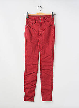 Pantalon slim tissage popeline taille normale rouge ONE SIZE FILTS ALL femme