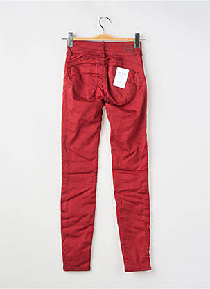 Pantalon slim tissage popeline taille normale rouge ONE SIZE FILTS ALL femme