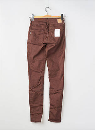 Pantalon slim tissage popeline taille normale marron ONE SIZE FILTS ALL femme
