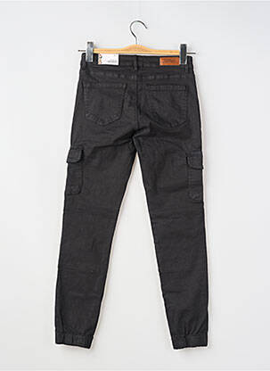 Pantalon cargo tissage popeline taille normale noir ONLY femme